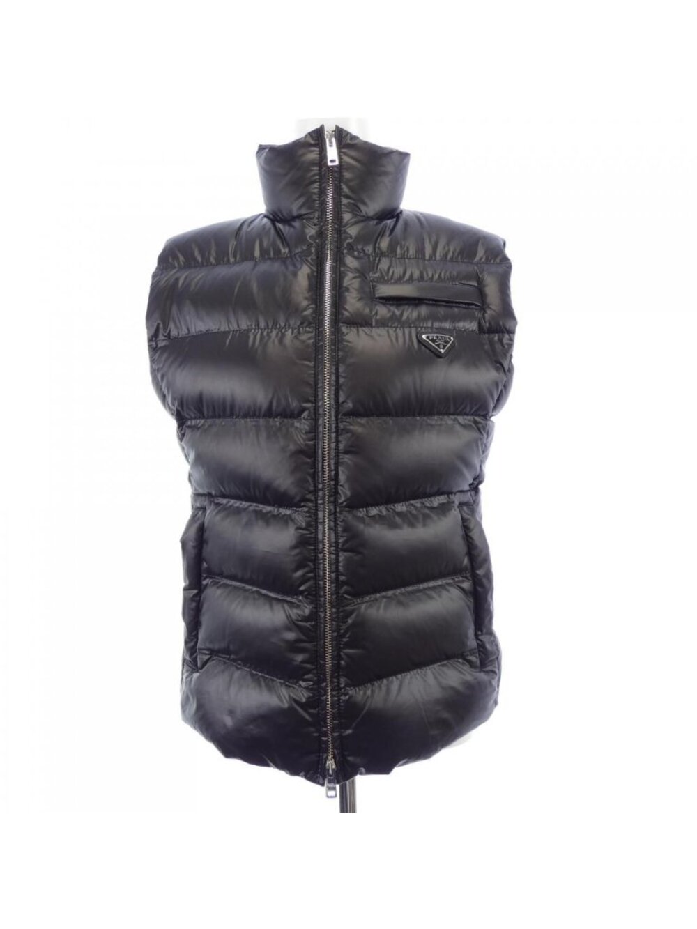 Prada Triangle Logo Down Vest